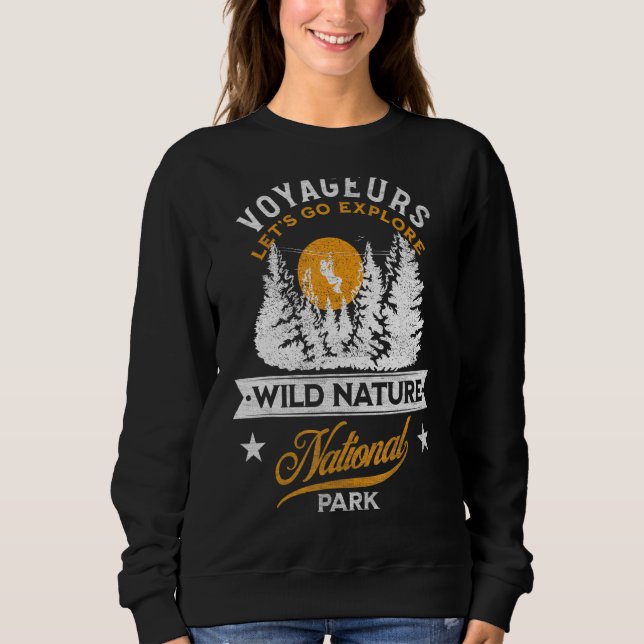 Sudadera Parque nacional Voyageurs (Anverso)