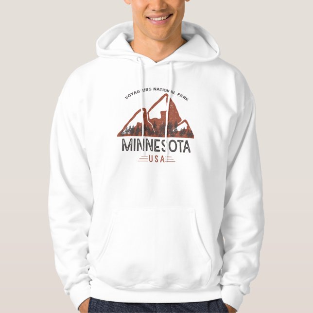 Sudadera Parque nacional Voyageurs Minnesota (Anverso)