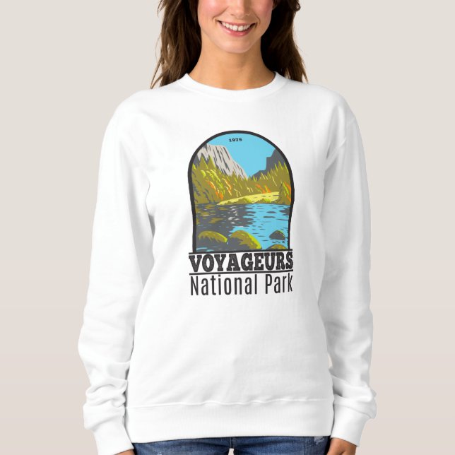 Sudadera Parque nacional Voyageurs Minnesota Vintage (Anverso)