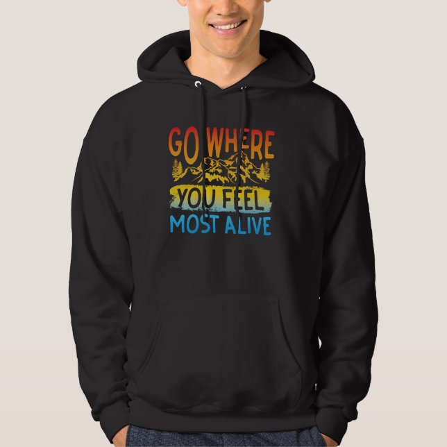 Sudadera Parque nacional Wanderlust Explore Wilderness (Anverso)
