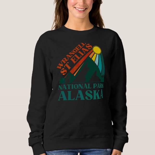 Sudadera Parque nacional Wrangell St Elias Alaska Hike Outd (Anverso)