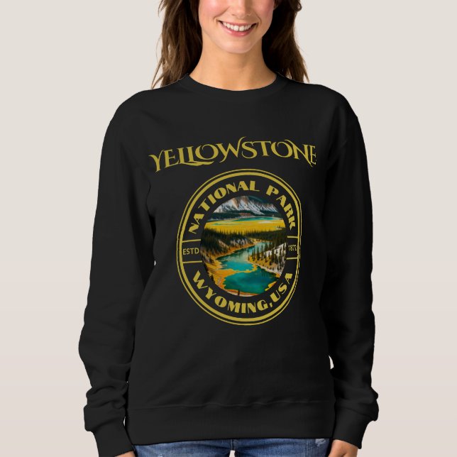 Sudadera Parque nacional Yellowstone (Anverso)