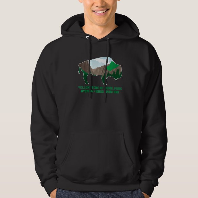 Sudadera Parque nacional Yellowstone (Anverso)