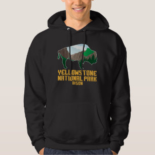 Sudadera Parque nacional Yellowstone Bison Usa Park