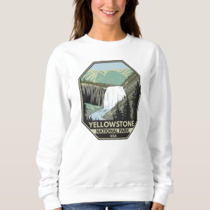 Sudadera Parque nacional Yellowstone Gibbon Falls Vintage