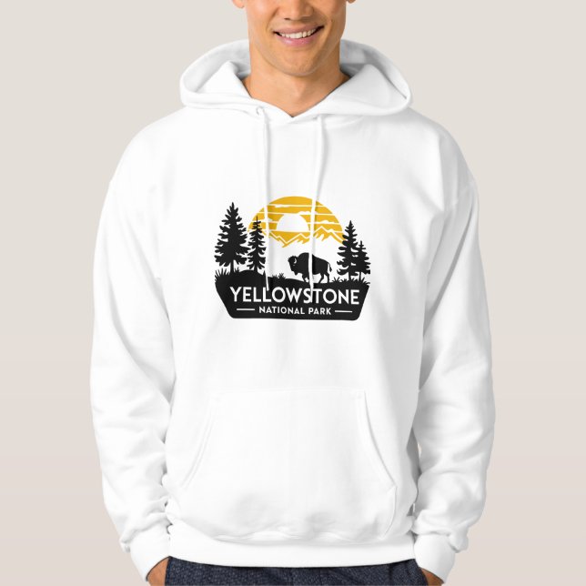 Sudadera Parque nacional Yellowstone Hoodie Sweatshirt (Anverso)