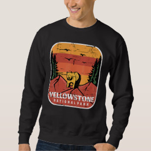 Sudadera Parque nacional Yellowstone Souvenir Grizzly Bear 