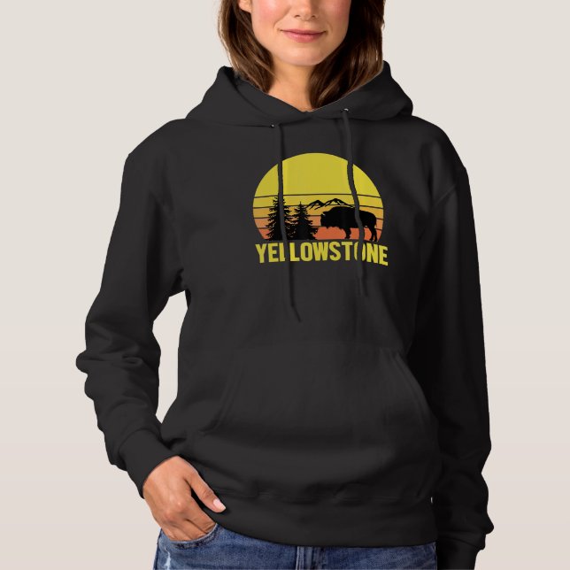 Sudadera Parque nacional Yellowstone Sunset 1 (Anverso)