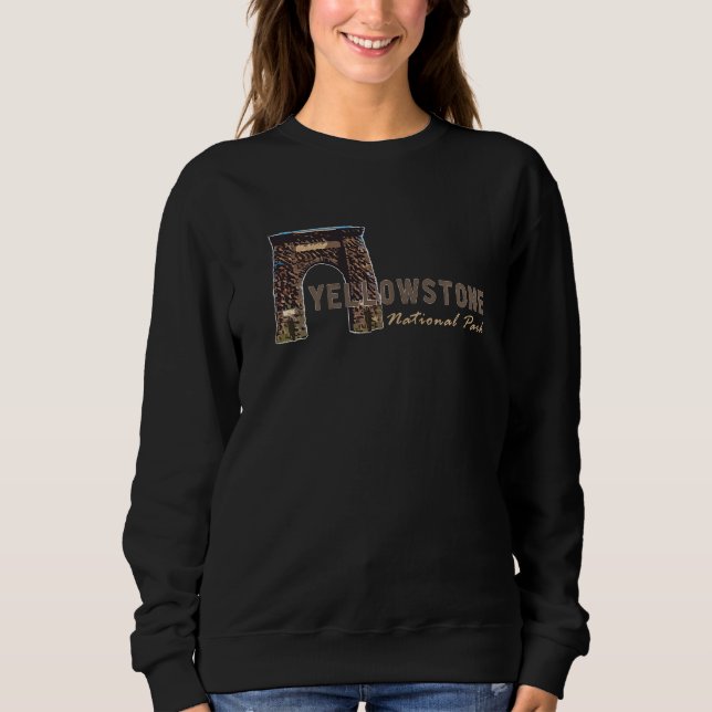 Sudadera Parque Nacional Yellowstone Wyoming Ee.Uu. Explora (Anverso)