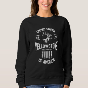 Sudadera Parque nacional Yellowstone Wyoming Montana Idaho