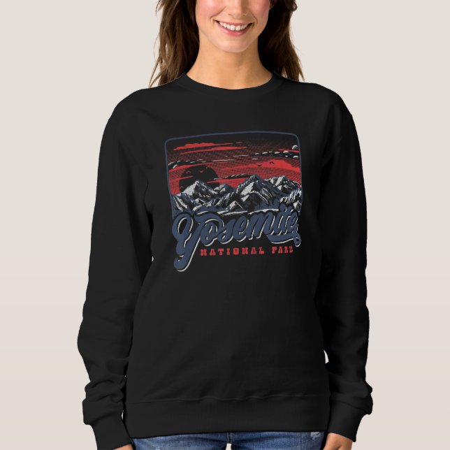 Sudadera Parque Nacional Yosemite, California Mountains Vin (Anverso)