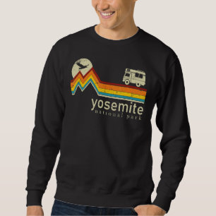 Sudadera Parque nacional Yosemite Montaña Retro Vintage Hik