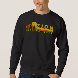 Sudadera Parque Nacional Zion Línea de árboles de la montañ