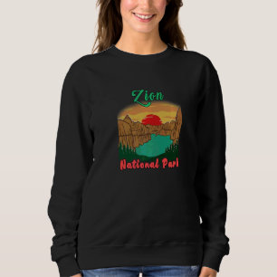 Sudadera Parque nacional Zion Montaña Visitantes de Utah