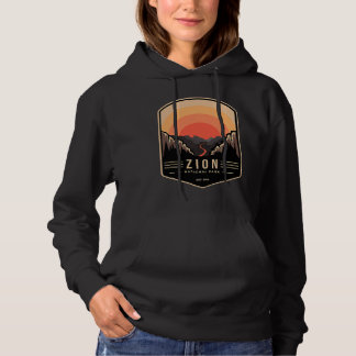 Sudadera Parque Nacional Zion Retro Vintage