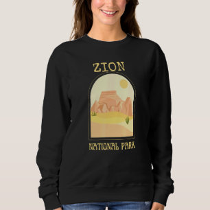 Sudadera Parque nacional Zion Senderismo montaña Retro Uta