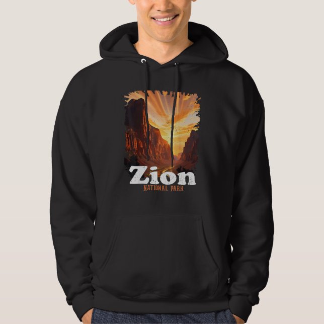 Sudadera Parque Nacional Zion US Sendero Explorar Utah Camp (Anverso)