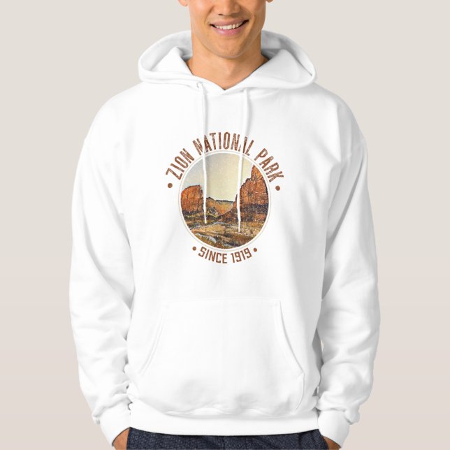 Sudadera Parque Nacional Zion Utah EE. UU. Exteriores Desga (Anverso)