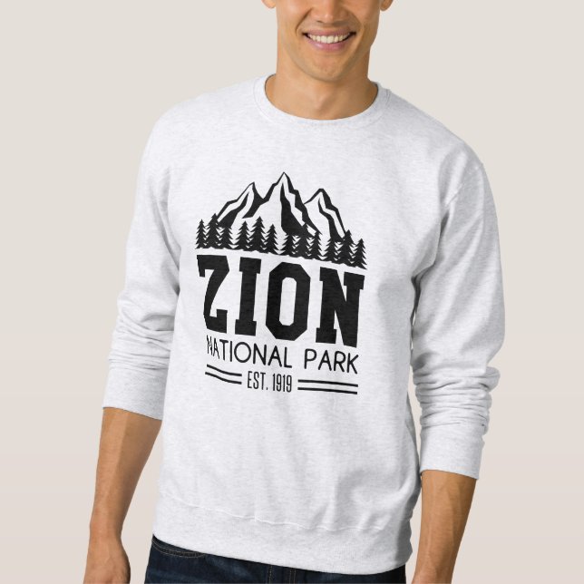 Sudadera Parque nacional Zion Utah EE.UU. Senderismo al air (Anverso)