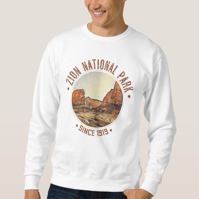Sudadera Parque nacional Zion Utah Estados Unidos con probl (Anverso)
