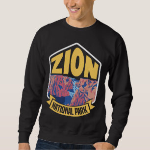 Sudadera Parque Nacional Zion Utah Retro
