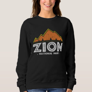 Sudadera Parque Nacional Zion Utah Retro Vintage