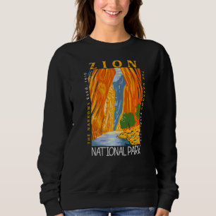 Sudadera Parque Nacional Zion Utah Vintage The Narrows Vint