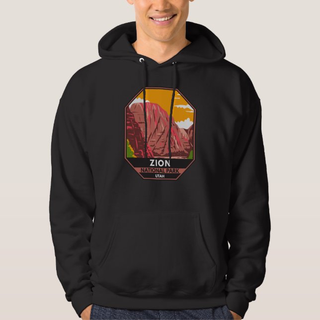 Sudadera Parque nacional Zion Vintage Utah (Anverso)