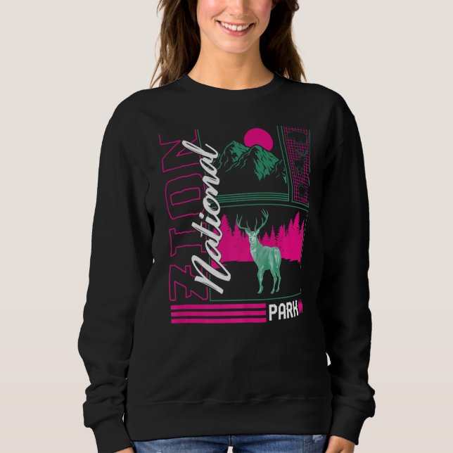 Sudadera Parque nacional Zion Wildlife Excursión Adventure (Anverso)
