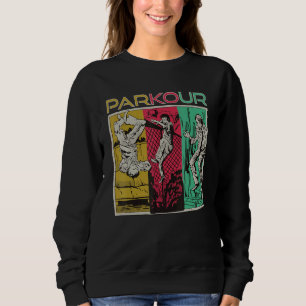 Sudadera Parqueour Loco Salto De Corredor Freestyle Ciudad 
