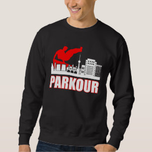 Sudadera Parqueour Retro Deporte Escalada Bouldering Parkou