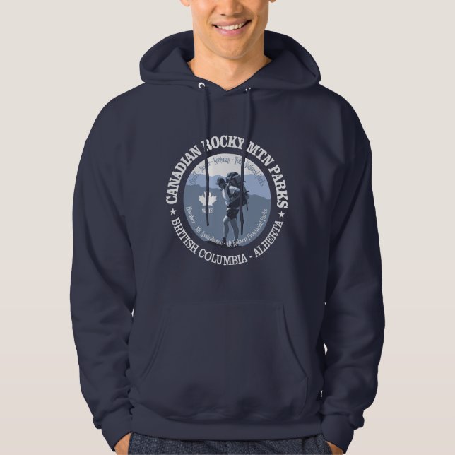 Sudadera Parques de montaña rocosos de Canadá (Anverso)