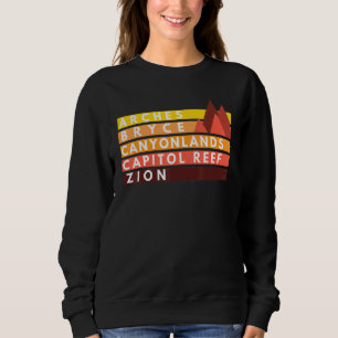 Sudadera Parques Nacionales De Utah 5 Importantes Nps De So