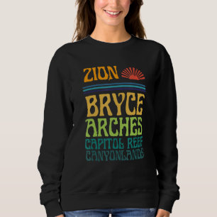 Sudadera Parques Nacionales de Utah Zion Arcos Bryce Canyon