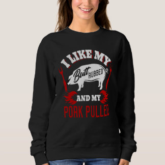 Sudadera Parrillada BBQ Me Gusta Mi Púlbol Con Púlceras Y P