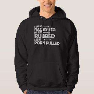 Sudadera Parrillada de barbacoa Butt de cerdo arrugado Pitt