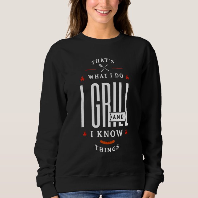 Sudadera Parrillada De Parrillada Searing Grill Hobby Meat  (Anverso)