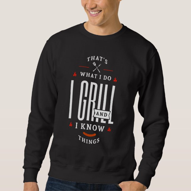 Sudadera Parrillada De Parrillada Searing Grill Hobby Meat  (Anverso)