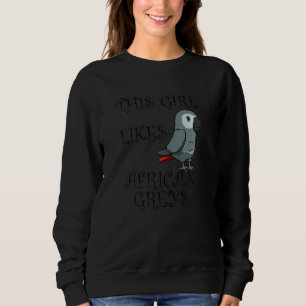 Sudadera Parroquias dicen animal exótico gris africano