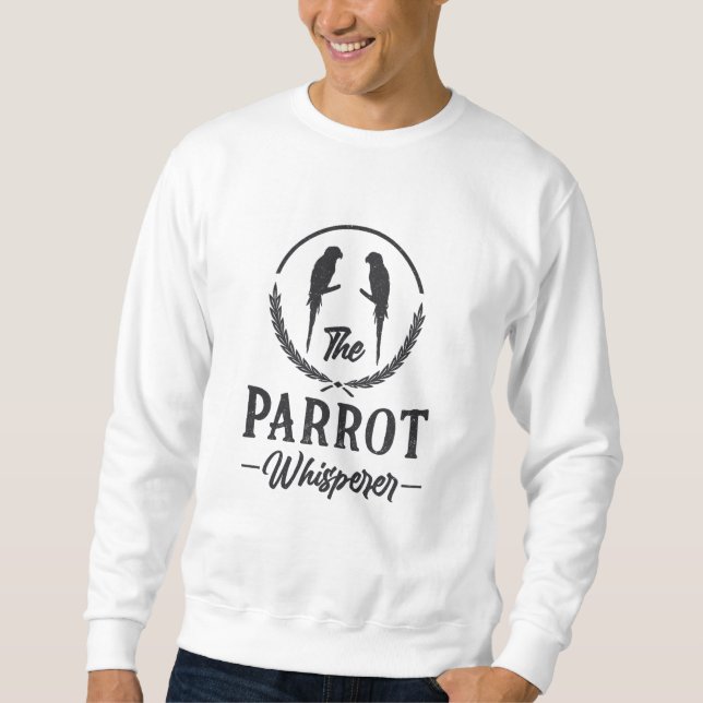 Sudadera Parrot Parrot Parrot Parrot Whisperer Animal Ara P (Anverso)