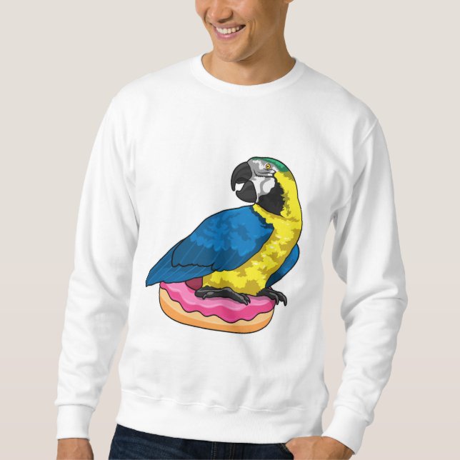 Sudadera Parrot with Donut (Anverso)