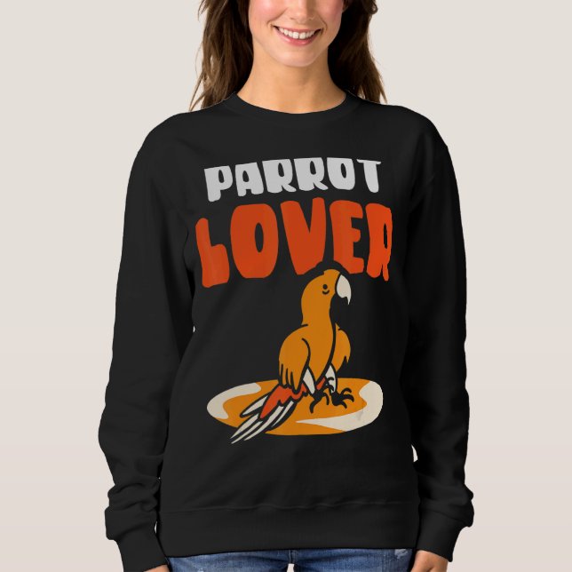 Sudadera Parrots animales de loro Mascota (Anverso)