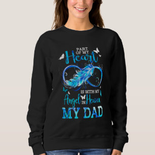 Sudadera Parte De Mi Corazón Está Con Mi Ángel En El Cielo