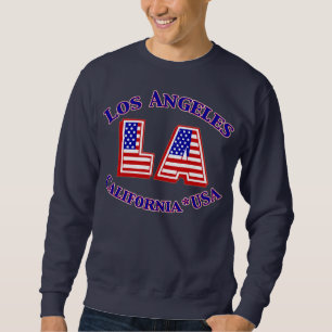 Sudadera Parte superior del logotipo patriótico de Los Ang
