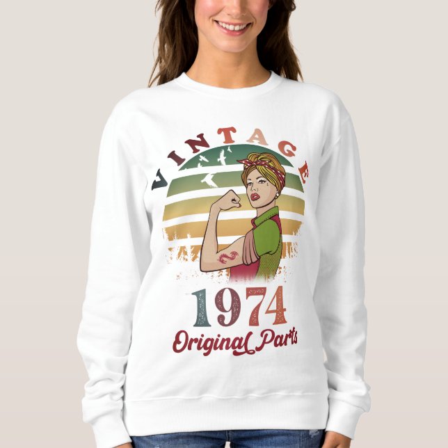 Sudadera Partes originales de la época 1974 (Anverso)
