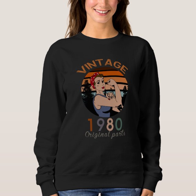 Sudadera Partes originales de la época 1980 (Anverso)