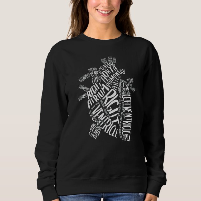 Sudadera Partes Perfectas De Anatomía Humana De Un Corazón (Anverso)
