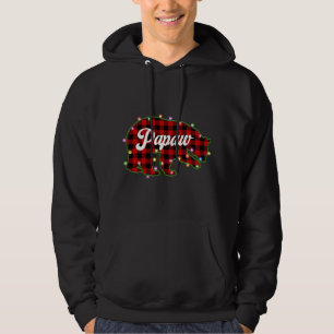 Sudadera Partida de luz de búfalo de oso Papaw con Navidade