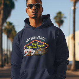 Sudadera Partido Bachelor personalizado Las Vegas Trip
