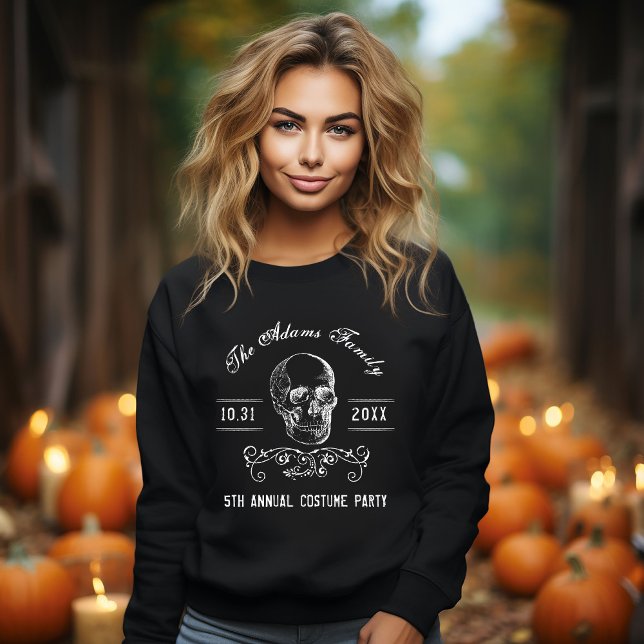 Sudadera Partido de Halloween Personalizado de la Calavera  (Subido por el creador)
